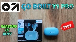 Go Boult Y1 Pro Earbuds 🔥 Unboxing And Review 🔥 60 Hours Playtime 🔥best Earbuds Under 1000