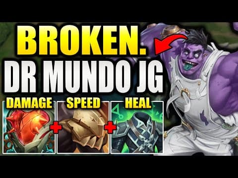 How To Play Dr Mundo Jungle After Rito Made Him Even Tankier...