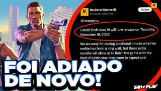 🚨gta 6 É Adiado Novamente Pela Rockstar... (veja A Nova Data) #gta6