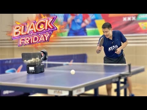 The Leading Ball Shooting Robot Integrated With Ai Technology | Pongbot & Black Friday