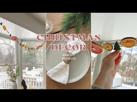 I'm Back! Let's Make Christmas Decorations Using Air Dry Clay + Polymer Clay
