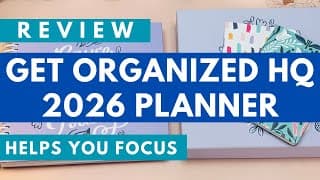 This May Be Perfect For Adhd | 2026 Prioritizing Planner | Get Organized Hq