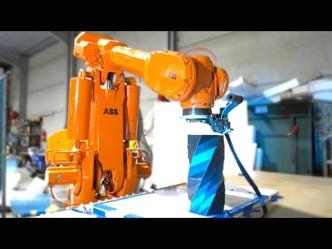 Turning A 2 Ton Robot Into A 3d Printer | Abb Irb6400 | Revopoint 3d Scanner