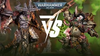 Chaos Daemons Vs Death Guard: 2000pts Warhammer 40k Battle Report