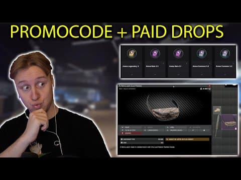 New Container For Paid Drops, Promocode For Loot - Tarkov 1.0