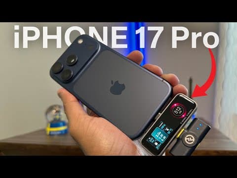 My Iphone 17 Pro Filmmaking Setup