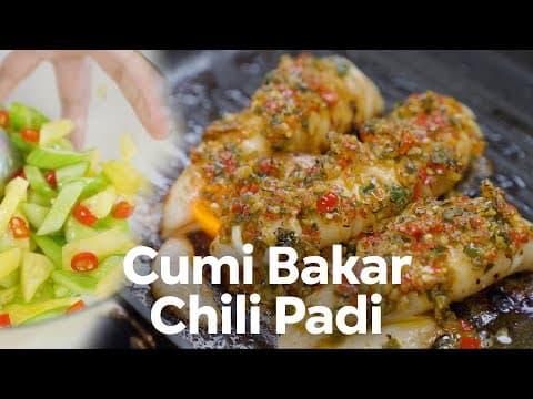 Resep Cumi Bakar Chili Padi Rumahan ! Dijamin Pedes Seger !