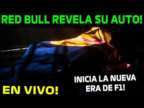 🔴red Bull Presenta Su Nuevo Auto 2026!! En Vivo!! Ford  Y Red Bull Juntos!! Livery Red Bull F1 2026