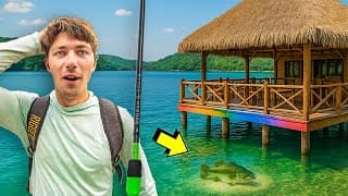 Fishing Under A Restaurant For Big Clear Water Bass!