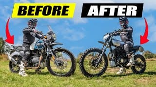 We Built A Royal Enfield Motocross Bike!