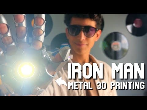 I 3d Printed Iron Man’s Gauntlet… In Metal! (diy Project)