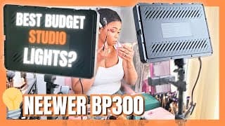 Neewer Bp300 Studio Lights — Affordable Lighting Setup For Youtube & Content Creators