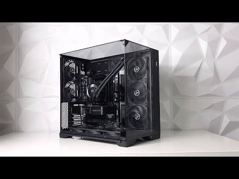 Black Pc Build | No Rgb | O11 Vision Compact | Arctic Liquid Freezer Iii 360 | Fsp Hydro G Pro |