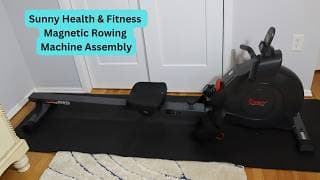How To Assemble A Sunny Health & Fitness Magnetic Rowing Machine