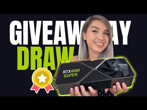 Who Wins The Rtx 4080 Super?? Giveaway Draw Stream + How Was Gtc Dc?