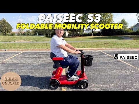 Paiseec Mobility Scooter S3 - Full Review