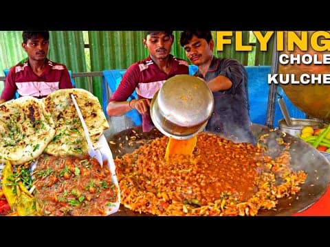उड़न खटोला Chole Kulche Waala | Flying Tadka Chole Kulche Of Mumbai | Street Food India