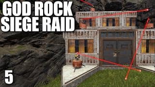 How A 25,000 Hour Solo Player Siege Raids A Clans God Rock In Rust...