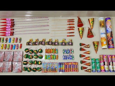Different Types Of Diwali Crackers Testing | Diwali Fireworks Testing