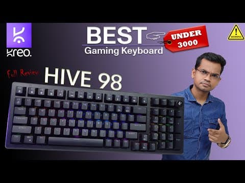 Best Mechanical Keyboard Under Rs.3000 | Kreo Hive98 Review 🔥
