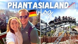 Theme Park Vlog! 🎢 Phantasialand, Germany 🇩🇪 Hotel Charles Lindbergh 🏨 British Couple Long Weekend ✨
