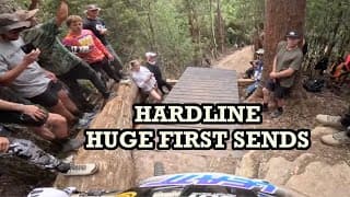 Huge First Sends Red Bull Hardline !