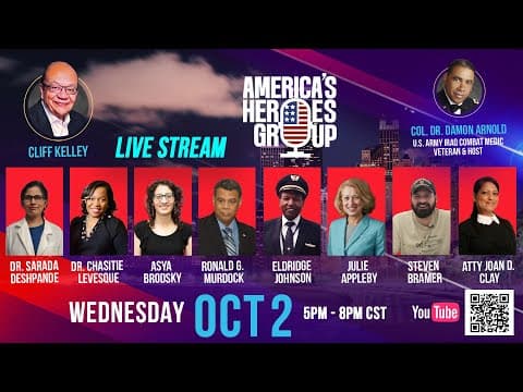 America's Heroes Group - Live Show - Wednesday, October 2, 2024