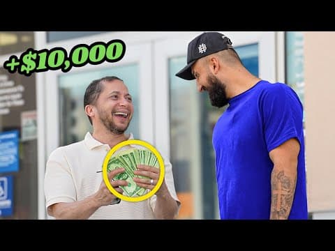 Giving $10,000 To Those Who Give Back! * Emotional *