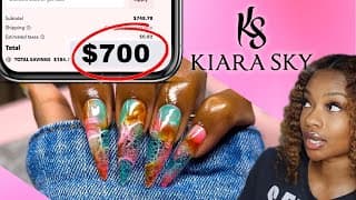 $700 Kiara Sky Unboxing ! 😱 | Nail Supply Haul