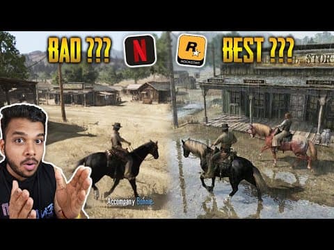 Rdr Mobile Rockstar Vs Netflix Comparison - Which Is The Best ??? - Gta 5 Mobile Next Year ?? 🥵🫦