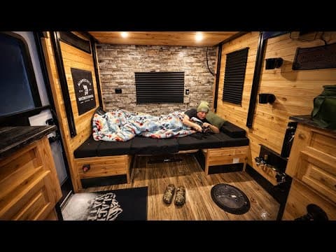 Ice Camping In The Coldest Night Of The Year (-49 Degrees) Solo