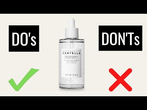 How To Use Skin1004 Centella Brightening Ampoule