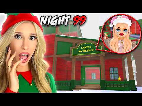 SURVIVING IN SANTAS WORKSHOP IN 99 NIGHTS IN THE FOREST...