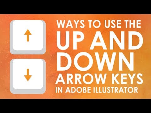 All The Ways To Use The Up And Down Arrow In Illustrator