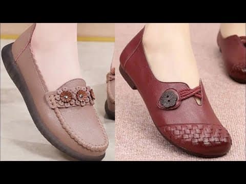 Genuine Leather Slip On Shoes Top Different Footwear Design Ladies Sandal Design Best Collection