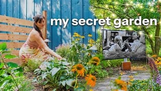 I Made The Ultimate Outdoor Space (movie Night, Native Garden, Vibey Lighting)