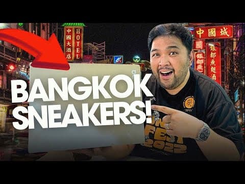 Bangkok Sneakers (48 Hours In Bangkok, Thailand)