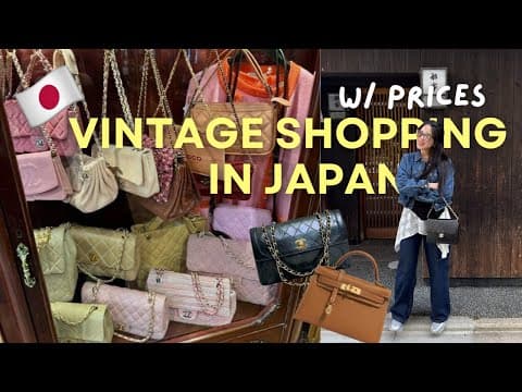 Luxury Vintage Shopping In Japan With Pricing! | What I Got 🇯🇵😍