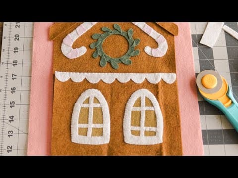 Gingerbread House Holiday Card Holder