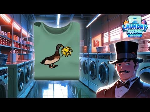 Can You Get Rich Folding Laundry? | Laundry Store Simulator Part 1