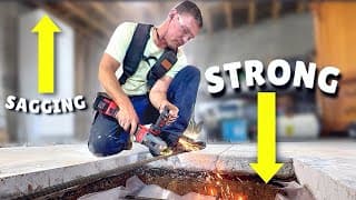 Fixing A Sagging Floor 1 Of 2