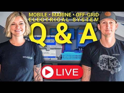 Black Friday Live Q&a On Mobile, Marine & Off-grid Electrical Systems