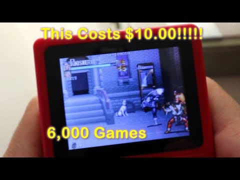 This Nintendo Gameboy Clone Costs $10 & Has 6,000 Games
