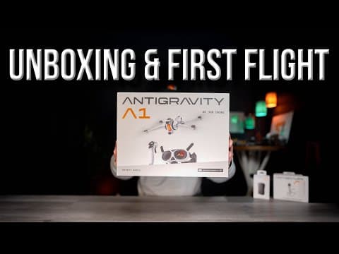Flying the Antigravity A1 Drone for the First Time - Is it Worth it?