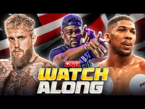 Jake Paul Vs Anthony Joshua Live Watch Along With Expressions