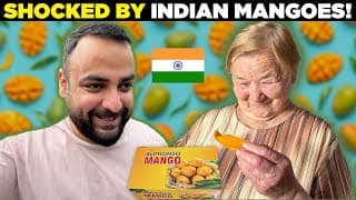 Polish Daadi Tries Indian Mangoes For The First Time