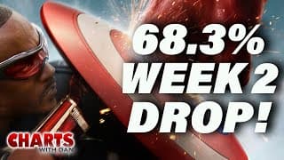 Captain America Posts One Of The Mcu's Biggest Drops - Charts With Dan!