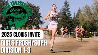 2025 Xc - Clovis Invite By Asics - Day 2 - D1-3 Girls Frosh/soph