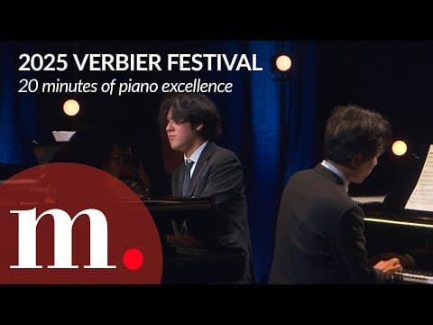 20 Minutes Of Piano Excellence At The 2025 Verbier Festival