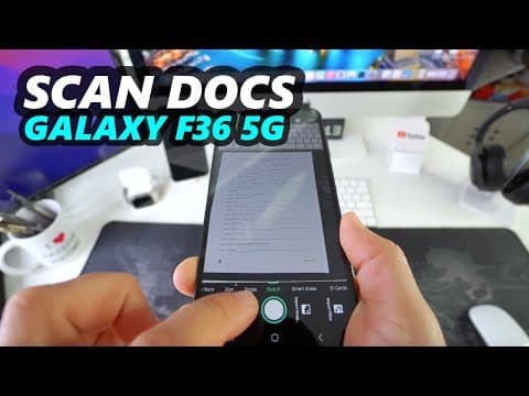How To Scan Documents To Pdf | Samsung Galaxy F36
